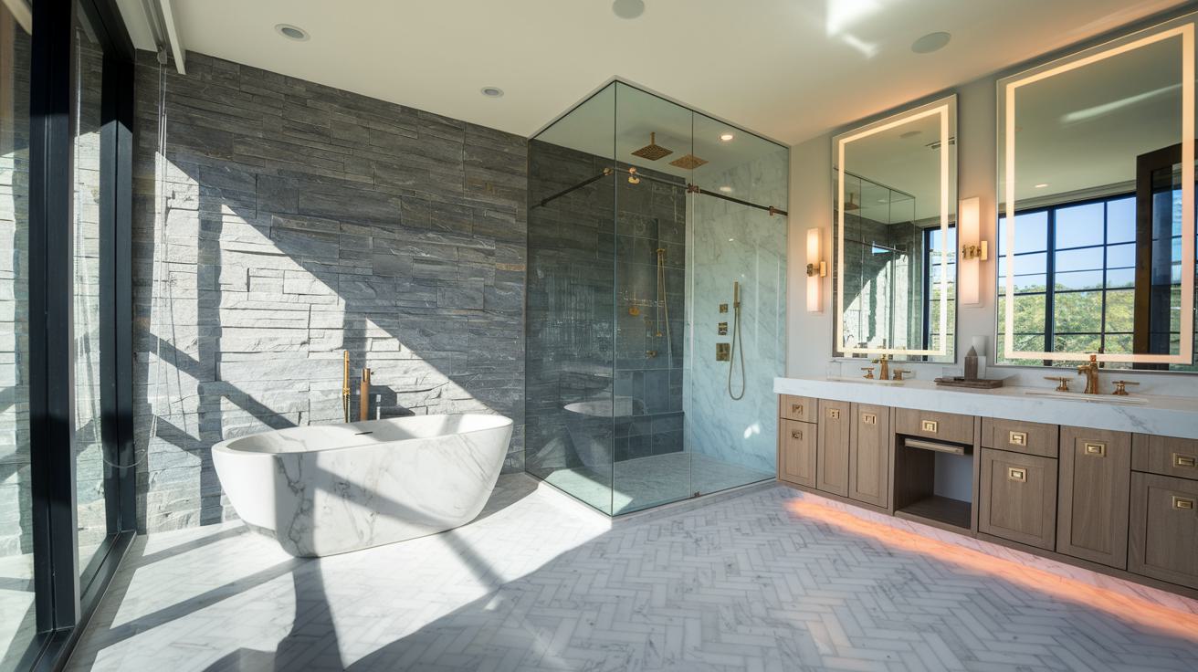 Modern bathroom installation in Basildon
